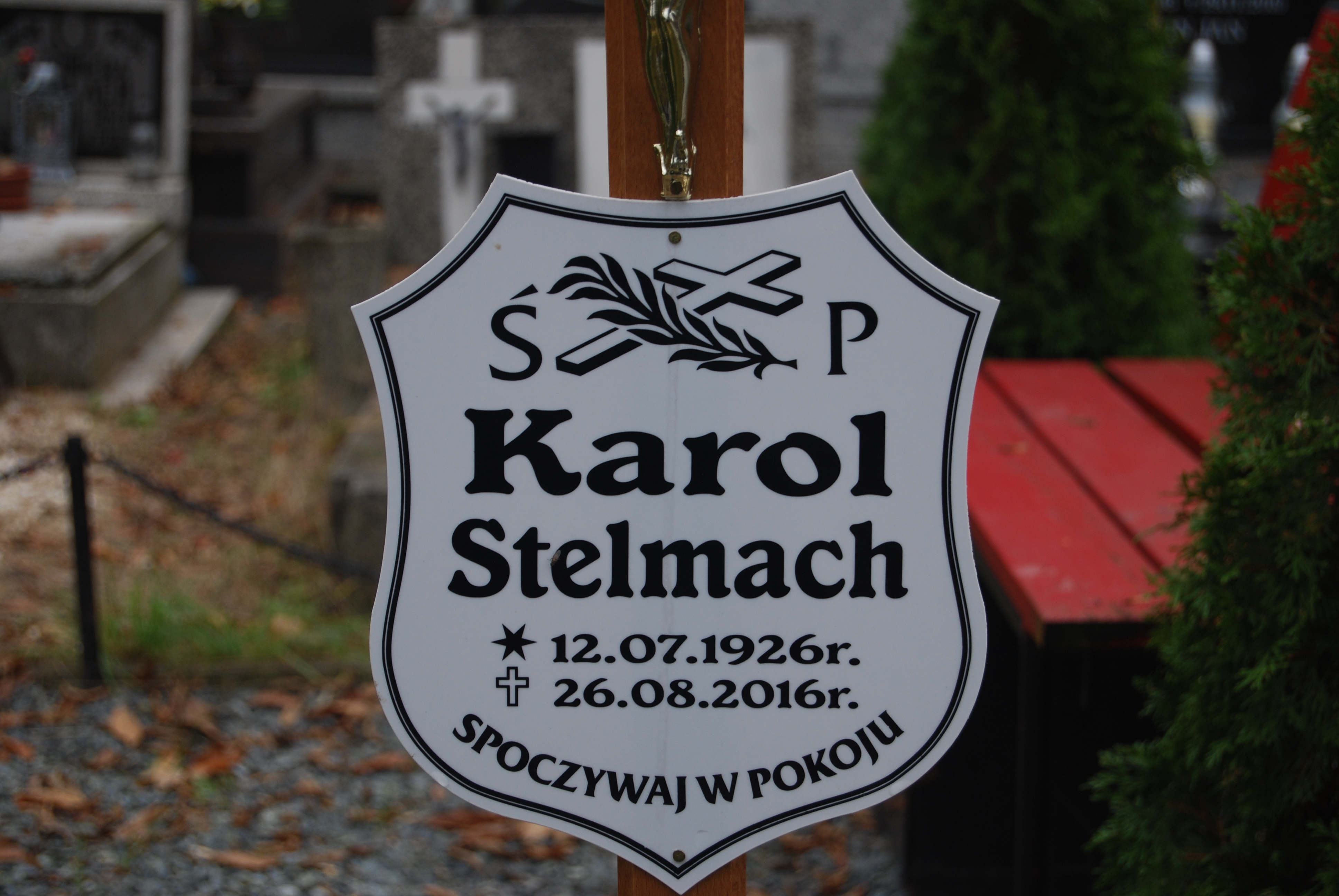 Karol Stelmach 1926 Świdnica - Grobonet - Wyszukiwarka osób pochowanych