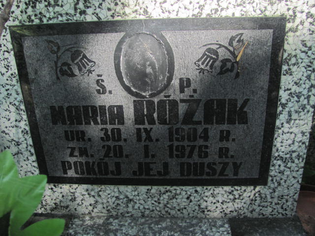 Maria Różak 1904 Świdnica - Grobonet - Wyszukiwarka osób pochowanych