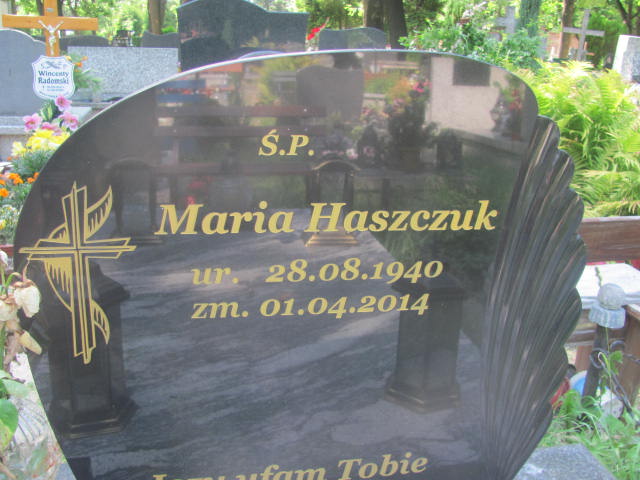 Maria Haszczuk 1940 Świdnica - Grobonet - Wyszukiwarka osób pochowanych