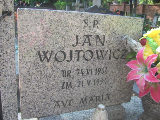 Jan Wójtowicz 1964 Świdnica - Grobonet - Wyszukiwarka osób pochowanych