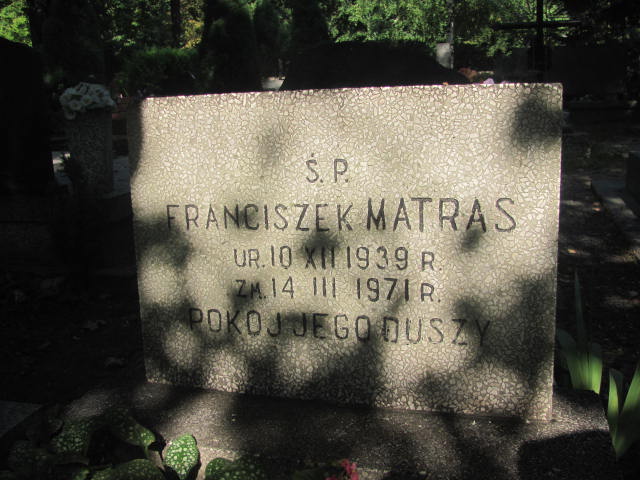 Franciszek Matras 1939 Świdnica - Grobonet - Wyszukiwarka osób pochowanych