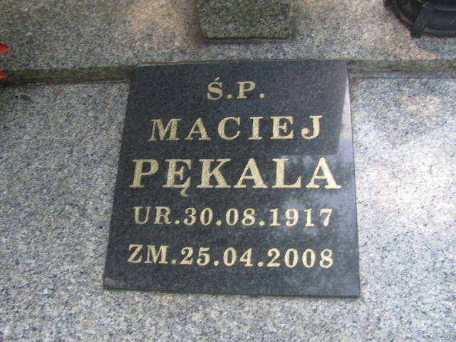 Maciej Pękała 1917 Świdnica - Grobonet - Wyszukiwarka osób pochowanych
