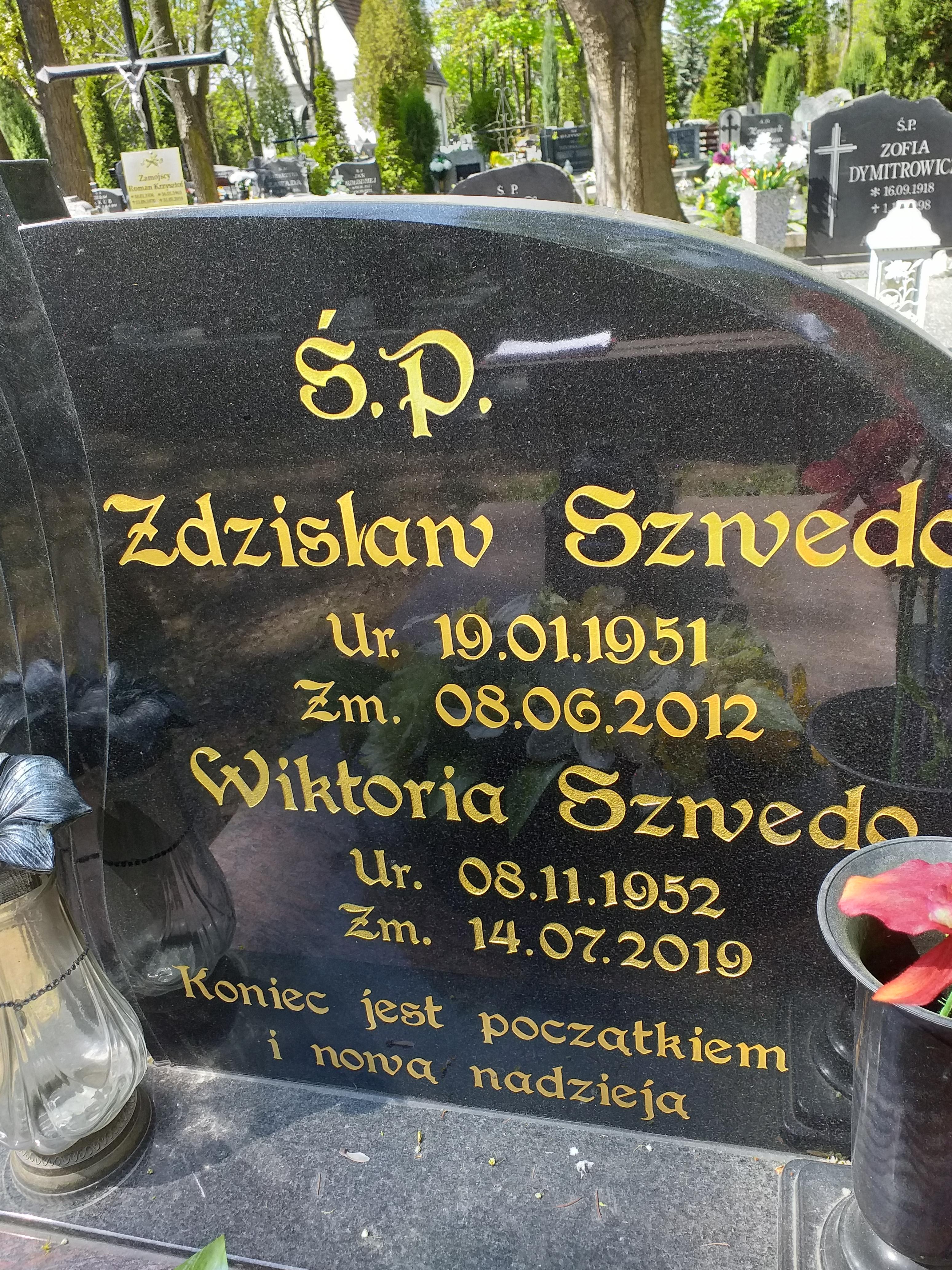 Zdzisław Szwedo 1951 Świdnica - Grobonet - Wyszukiwarka osób pochowanych