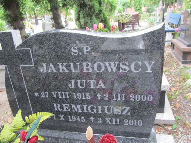 Remigiusz Jakubowski 1945 Świdnica - Grobonet - Wyszukiwarka osób pochowanych