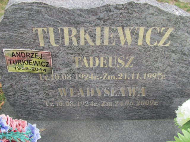 Tadeusz Turkiewicz 1924 Świdnica - Grobonet - Wyszukiwarka osób pochowanych