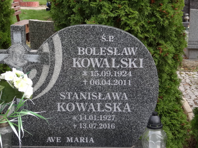 Stanisława Kowalska 1927 Świdnica - Grobonet - Wyszukiwarka osób pochowanych