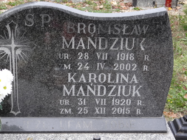 Grób Karolina Mańdziuk