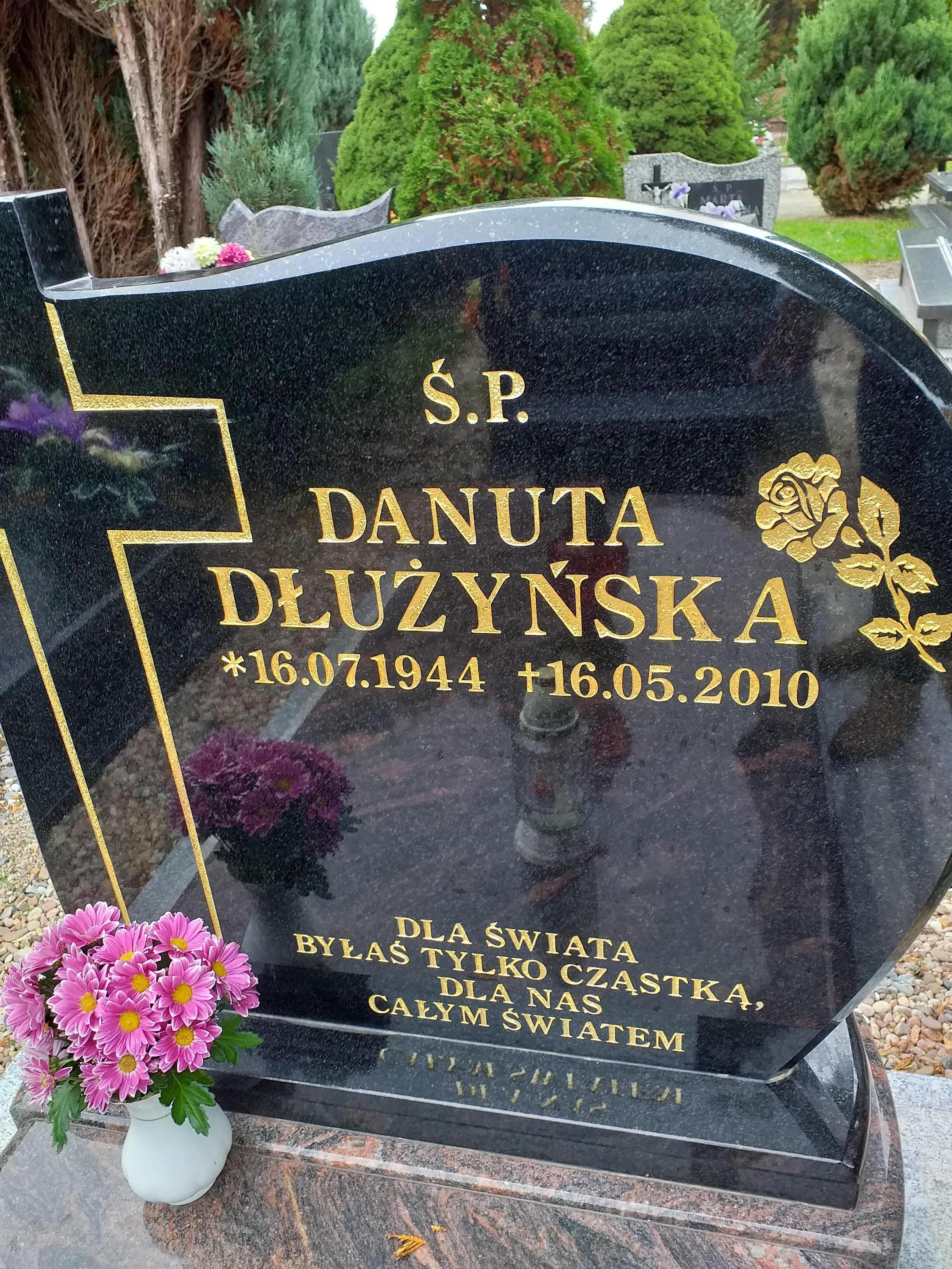 Danuta Dłużyńska 1944 Świdnica - Grobonet - Wyszukiwarka osób pochowanych