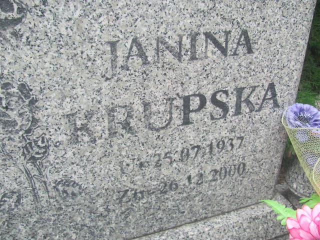 Janina Krupska 1937 Świdnica - Grobonet - Wyszukiwarka osób pochowanych