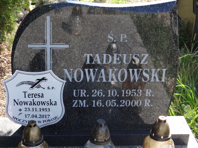 Tadeusz Nowakowski 1953 Świdnica - Grobonet - Wyszukiwarka osób pochowanych