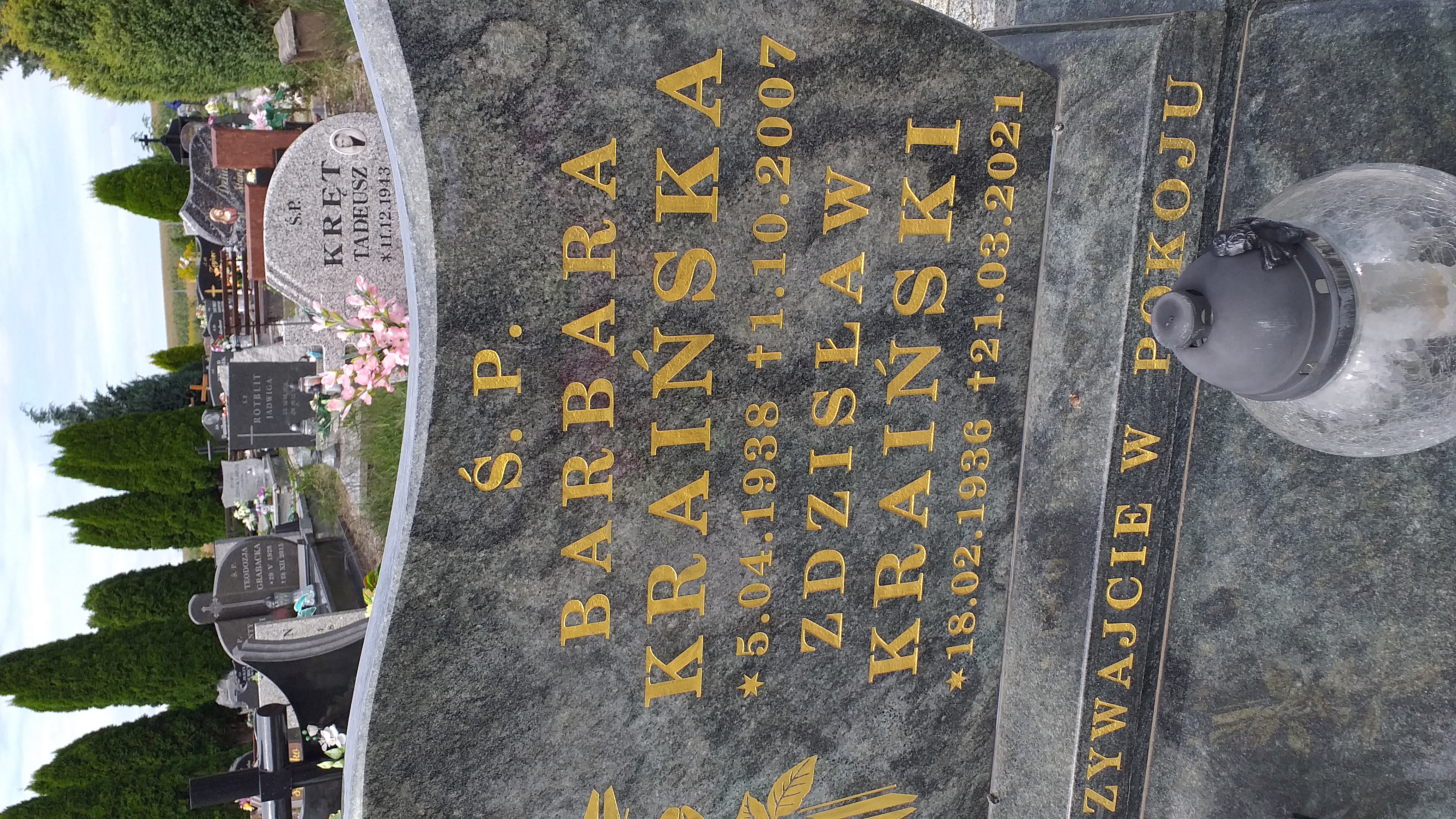 Barbara Kraińska 1938 Świdnica - Grobonet - Wyszukiwarka osób pochowanych