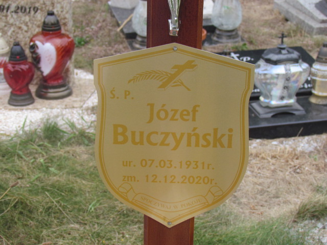 Józef Buczyński 1931 Świdnica - Grobonet - Wyszukiwarka osób pochowanych