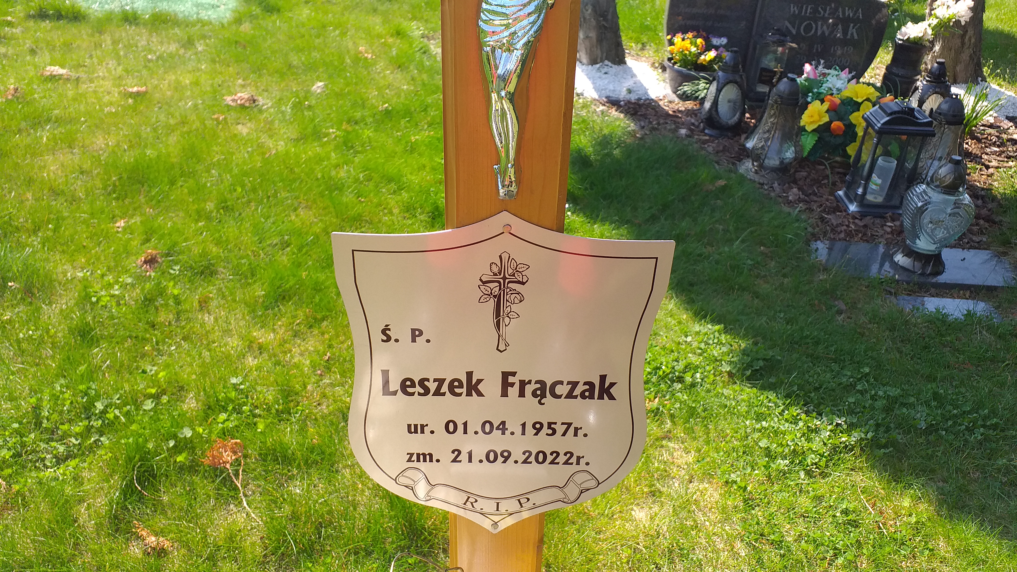 Leszek Frączak 1957 Świdnica - Grobonet - Wyszukiwarka osób pochowanych