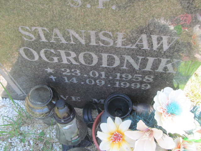 Stanisław Ogrodnik 1958 Świdnica - Grobonet - Wyszukiwarka osób pochowanych