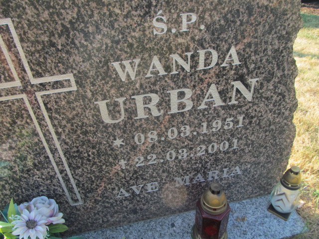 Wanda Urban 1951 Świdnica - Grobonet - Wyszukiwarka osób pochowanych