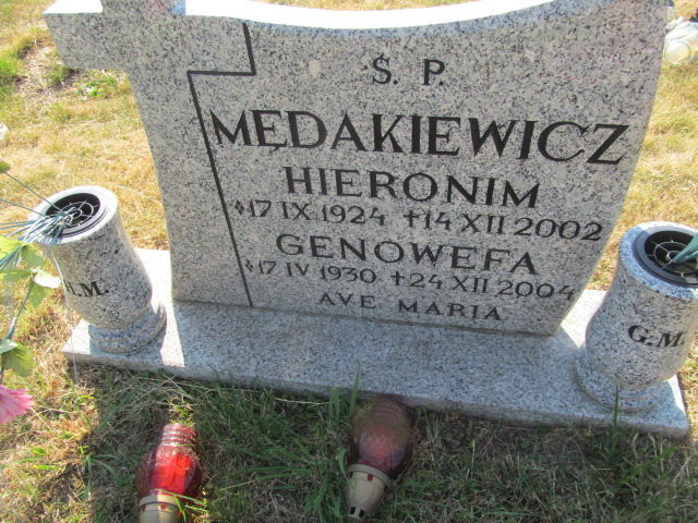 Hieronim Mędakiewicz 1924 Świdnica - Grobonet - Wyszukiwarka osób pochowanych