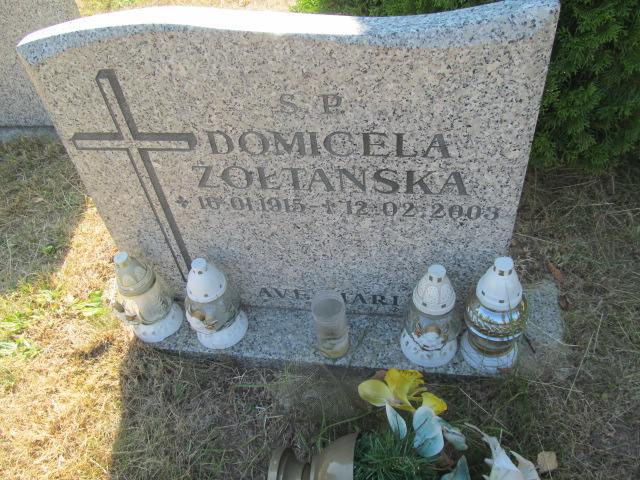 Domicela Żółtańska 1915 Świdnica - Grobonet - Wyszukiwarka osób pochowanych