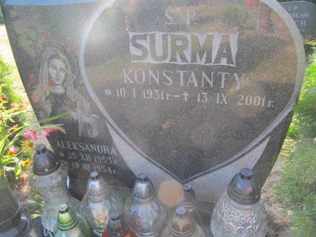 Aleksandra Surma 1953 Świdnica - Grobonet - Wyszukiwarka osób pochowanych