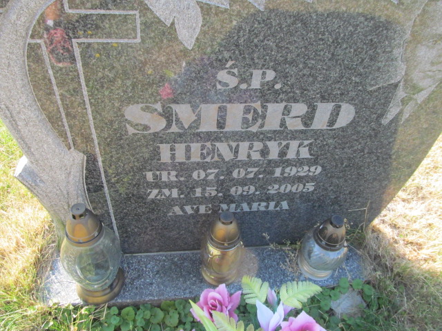 Henryk Smerd 1929 Świdnica - Grobonet - Wyszukiwarka osób pochowanych