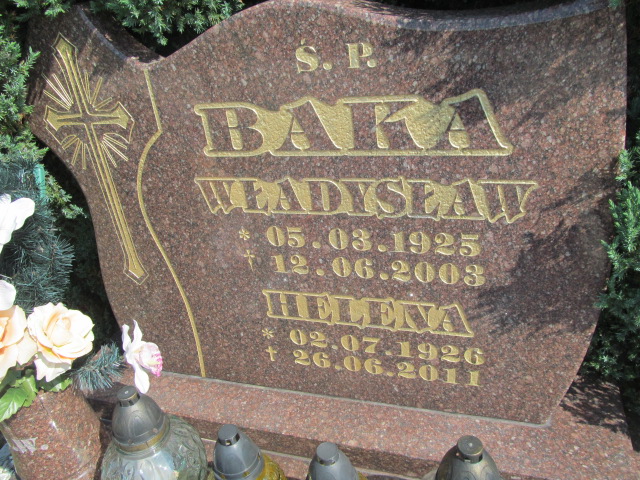 Władysław Baka 1925 Świdnica - Grobonet - Wyszukiwarka osób pochowanych