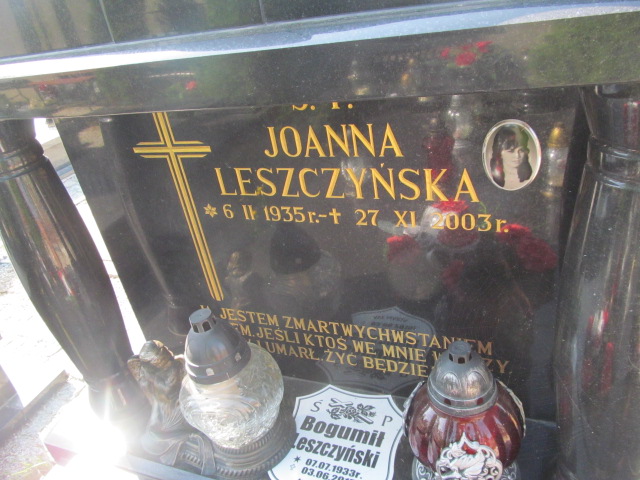 Joanna Leszczyńska 1935 Świdnica - Grobonet - Wyszukiwarka osób pochowanych