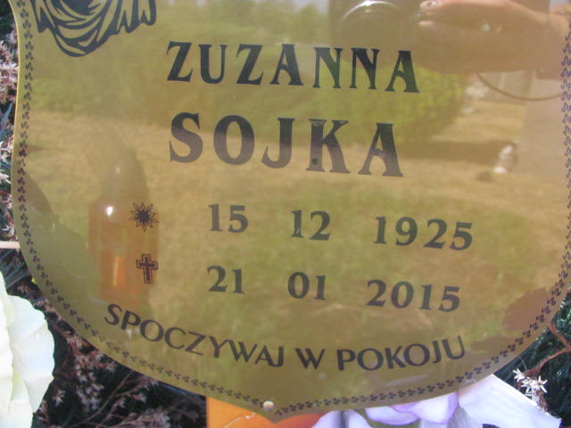 Zuzanna Sojka 1925 Świdnica - Grobonet - Wyszukiwarka osób pochowanych