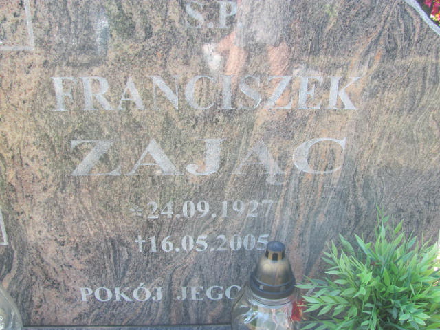 Franciszek Zając 1927 Świdnica - Grobonet - Wyszukiwarka osób pochowanych