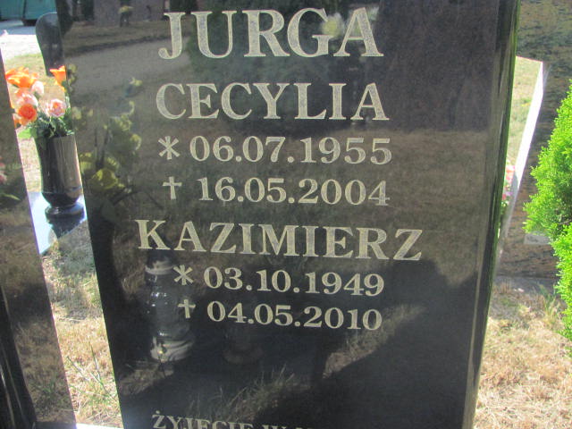 Cecylia Jurga 1955 Świdnica - Grobonet - Wyszukiwarka osób pochowanych