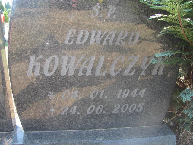 Edward Kowalczyk 1944 Świdnica - Grobonet - Wyszukiwarka osób pochowanych