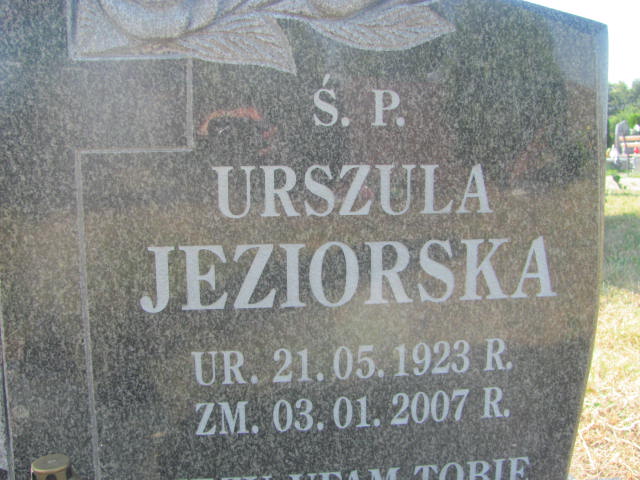 Urszula Kazimiera Jeziorska 1923 Świdnica - Grobonet - Wyszukiwarka osób pochowanych