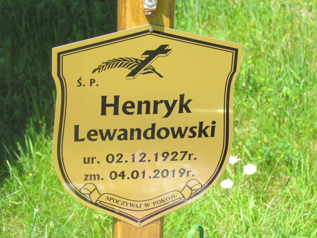 Henryk Lewandowski 1927 Świdnica - Grobonet - Wyszukiwarka osób pochowanych