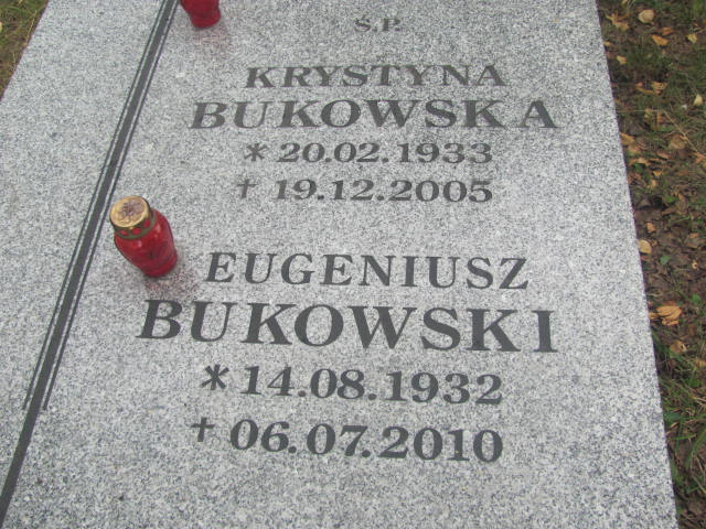 Eugeniusz Bukowski 1932 Świdnica - Grobonet - Wyszukiwarka osób pochowanych
