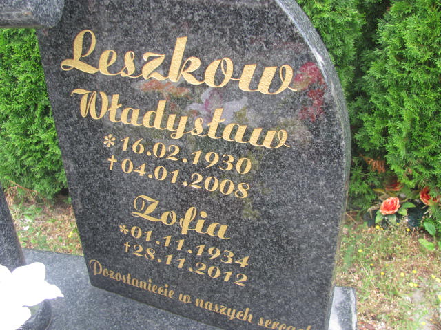 Władysław Leszkow 1930 Świdnica - Grobonet - Wyszukiwarka osób pochowanych