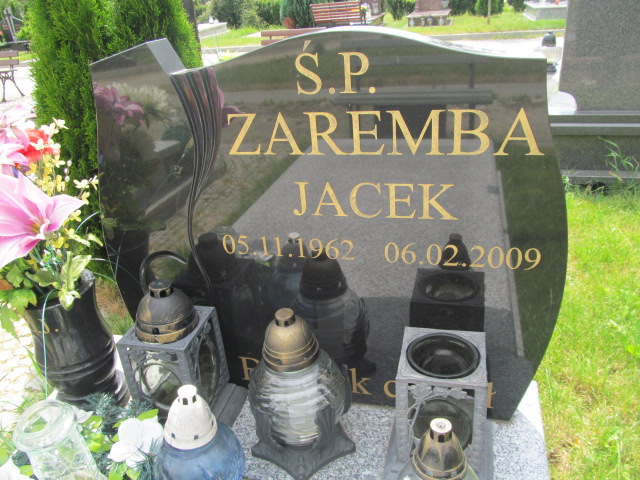Jacek Zaremba 1962 Świdnica - Grobonet - Wyszukiwarka osób pochowanych
