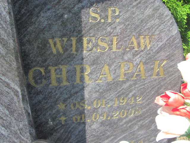 Wiesław Chrapak 1942 Świdnica - Grobonet - Wyszukiwarka osób pochowanych