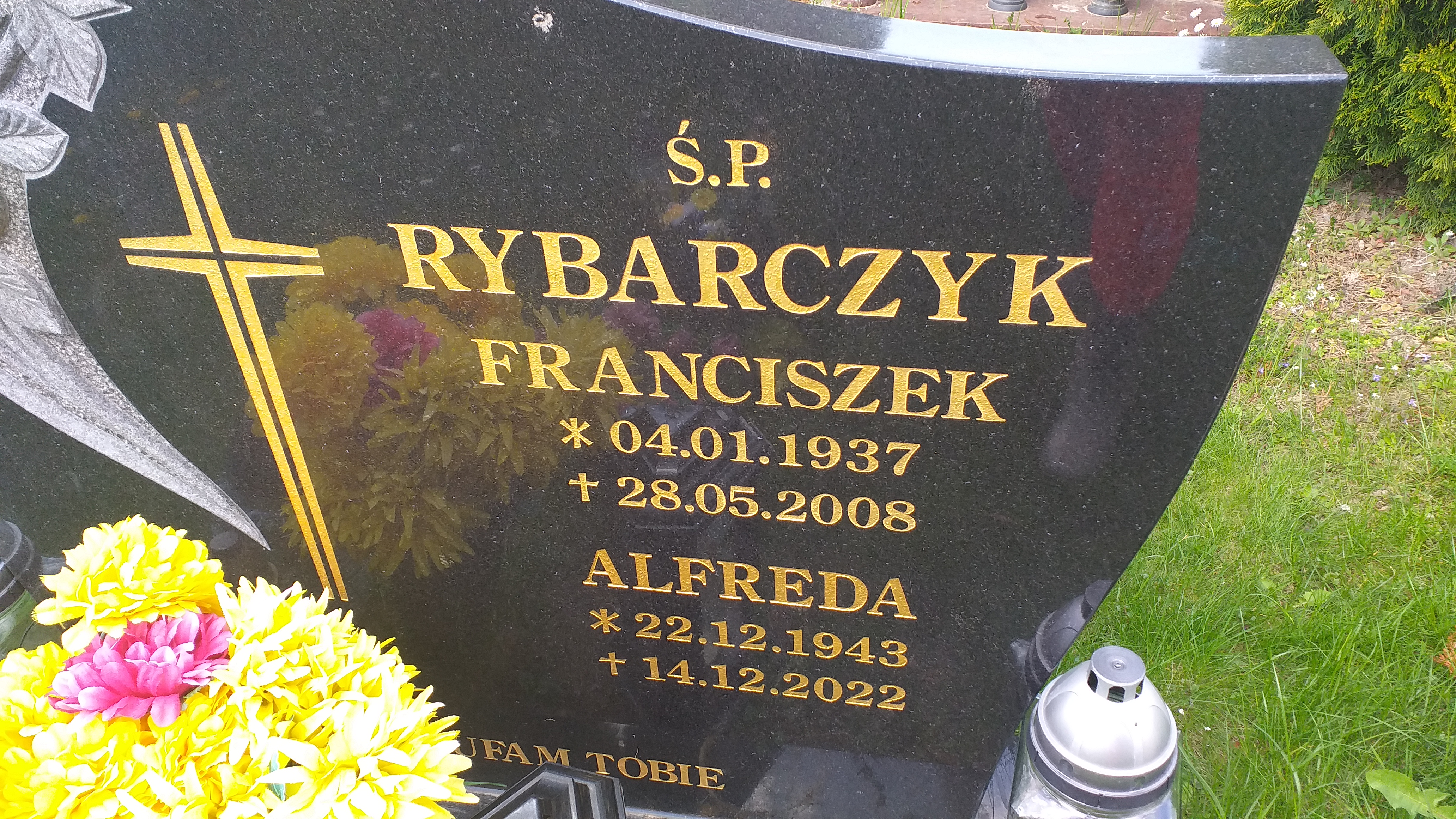 Franciszek Rybarczyk 1937 Świdnica - Grobonet - Wyszukiwarka osób pochowanych