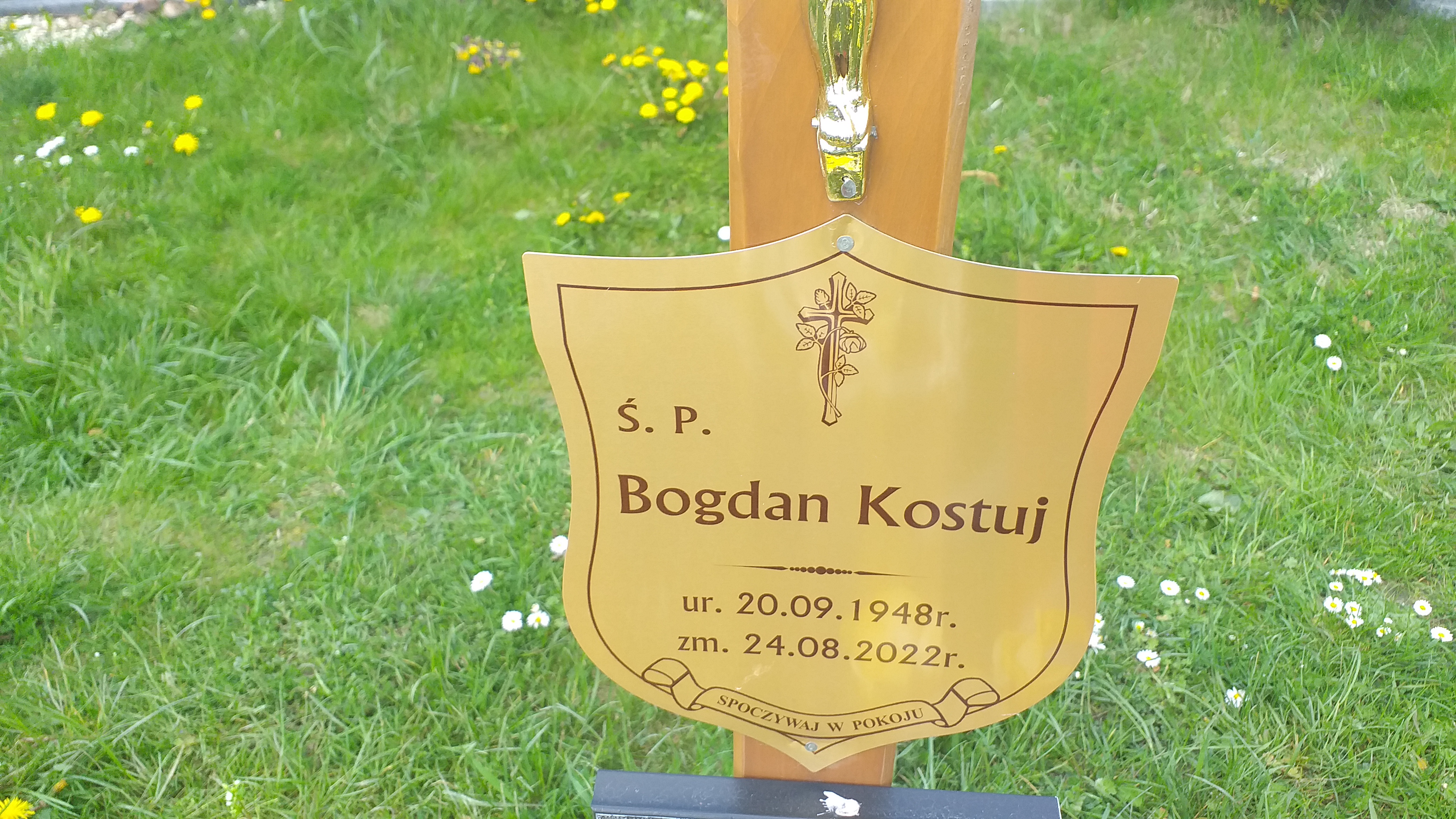 Bogdan Kostuj 1948 Świdnica - Grobonet - Wyszukiwarka osób pochowanych
