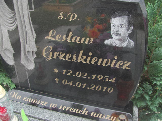 Lesław Grześkiewicz 1954 Świdnica - Grobonet - Wyszukiwarka osób pochowanych