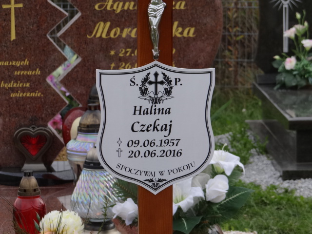 Halina Czekaj 1957 Świdnica - Grobonet - Wyszukiwarka osób pochowanych