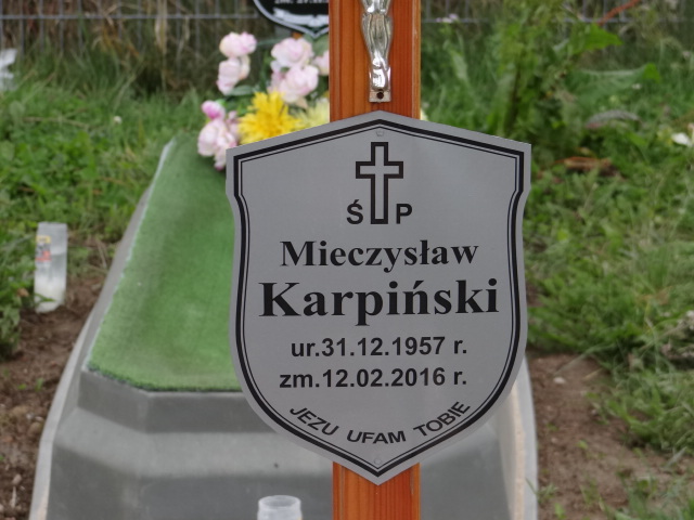 Mieczysław Karpiński 1657 Świdnica - Grobonet - Wyszukiwarka osób pochowanych