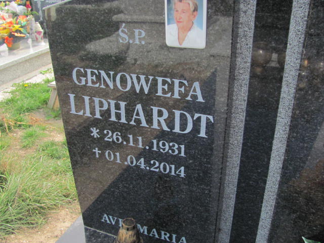 Genowefa Liphardt 1931 Świdnica - Grobonet - Wyszukiwarka osób pochowanych