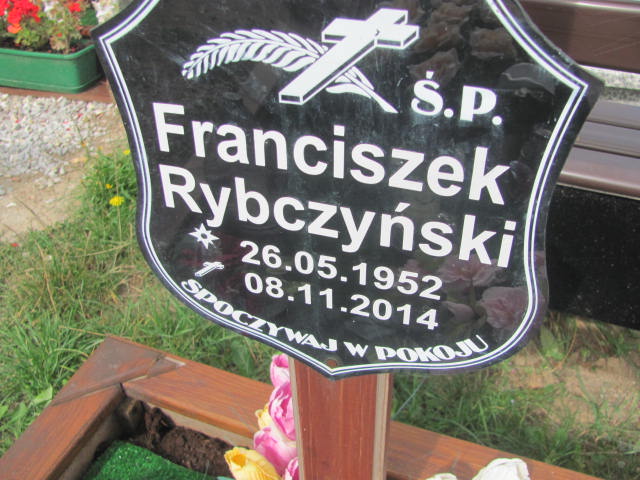 Franciszek Rybczyński 1952 Świdnica - Grobonet - Wyszukiwarka osób pochowanych