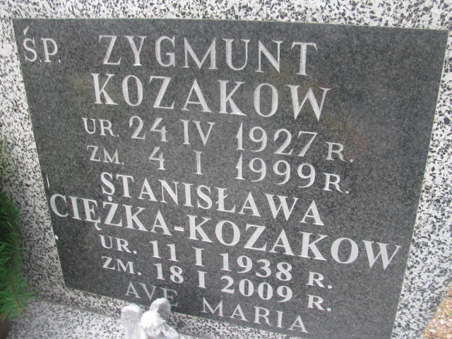 Zygmunt Kozakow 1927 Świdnica - Grobonet - Wyszukiwarka osób pochowanych