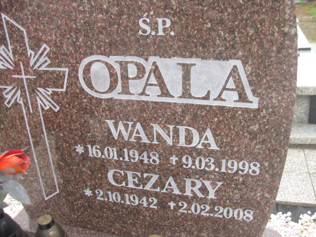 Wanda Opala 1948 Świdnica - Grobonet - Wyszukiwarka osób pochowanych