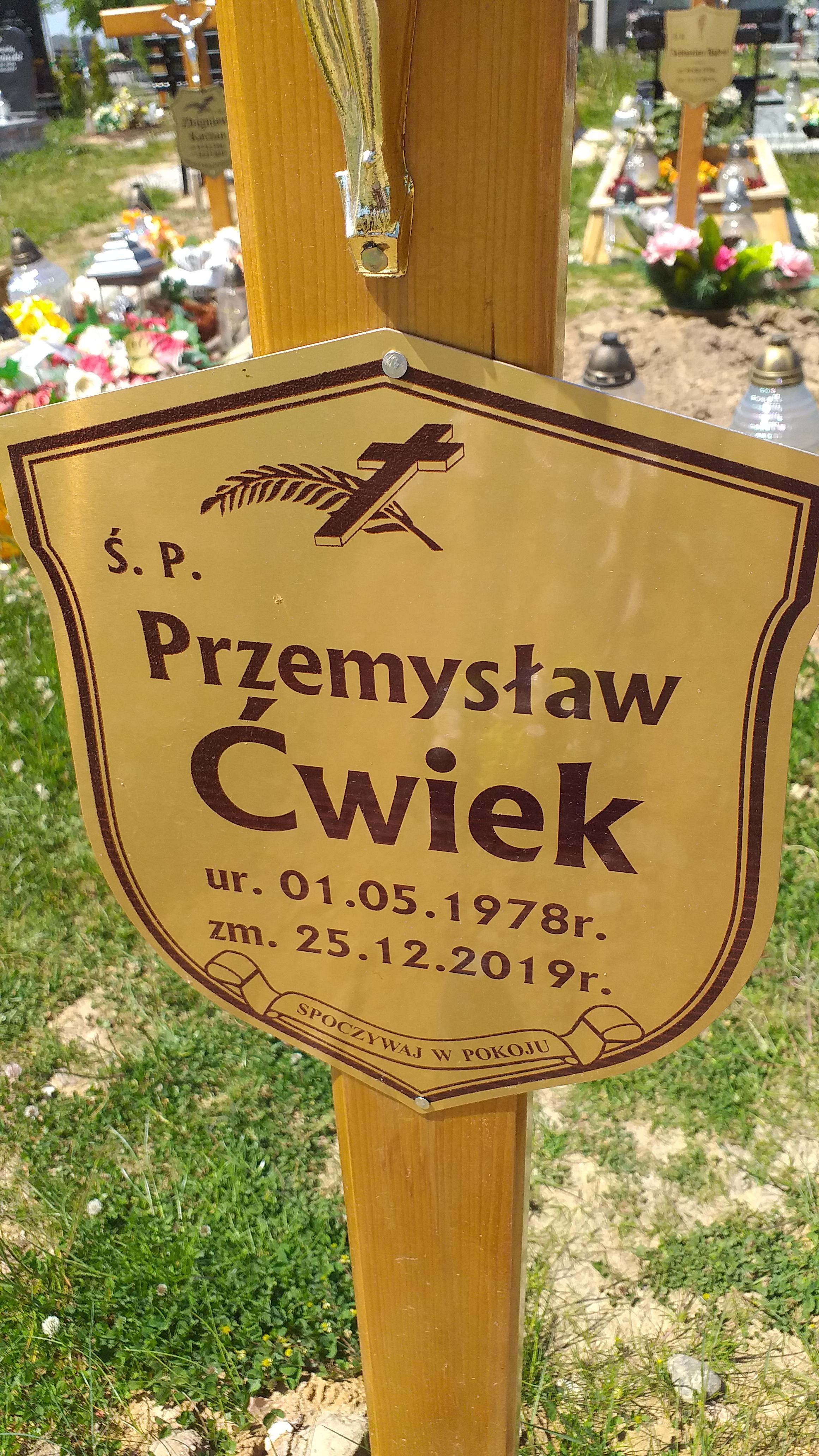 Przemysław Ćwiek 1978 Świdnica - Grobonet - Wyszukiwarka osób pochowanych