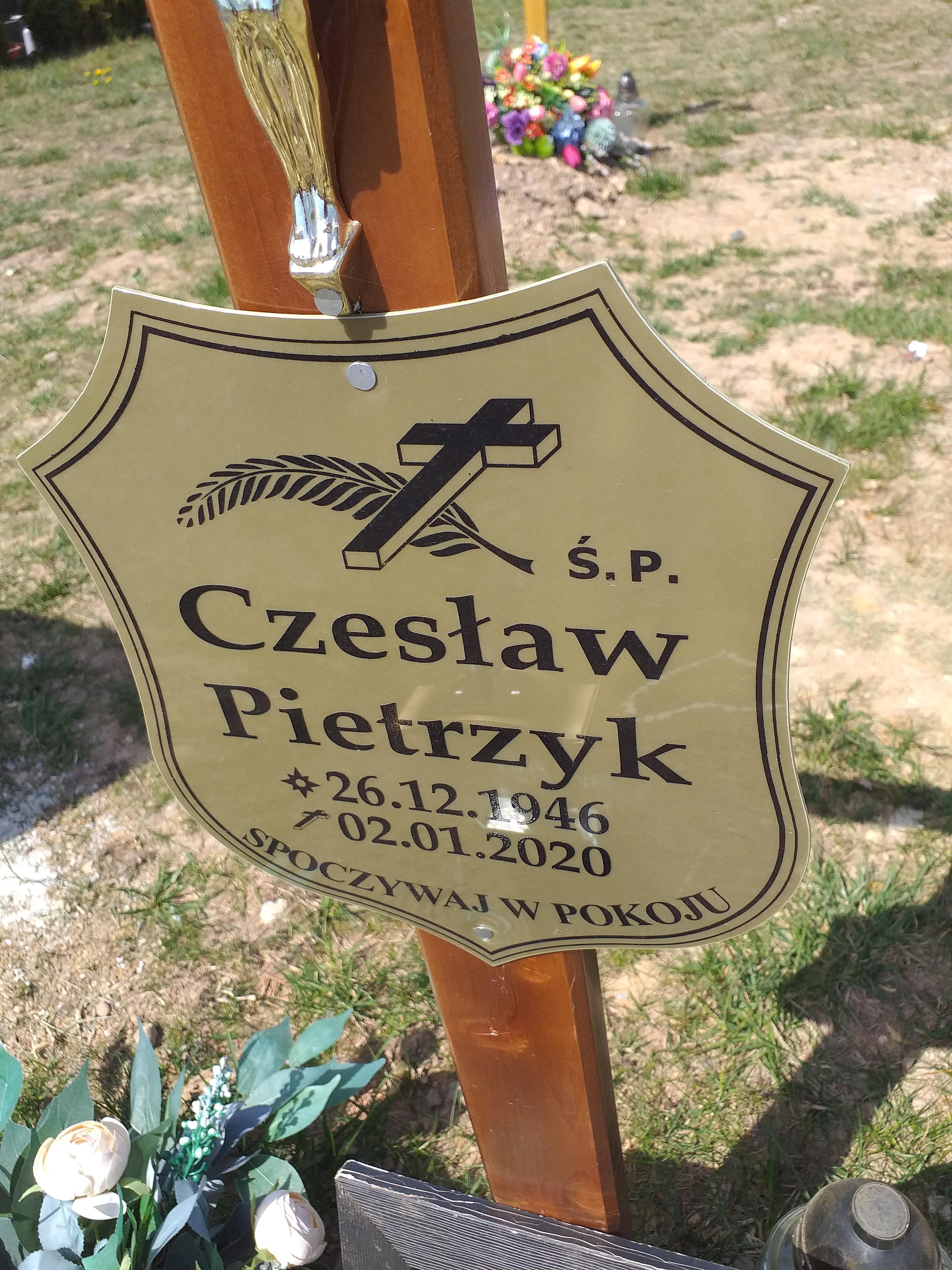 Czesław Pietrzyk 1946 Świdnica - Grobonet - Wyszukiwarka osób pochowanych