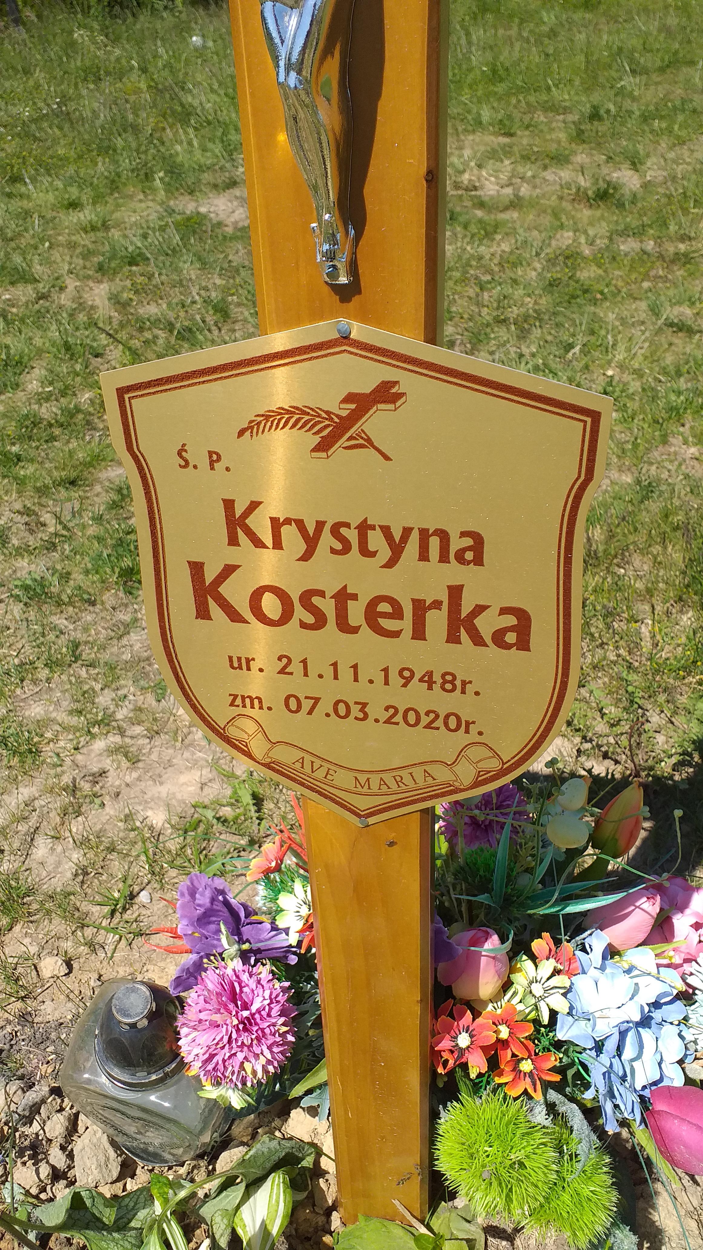 Krystyna Kosterka 1948 Świdnica - Grobonet - Wyszukiwarka osób pochowanych