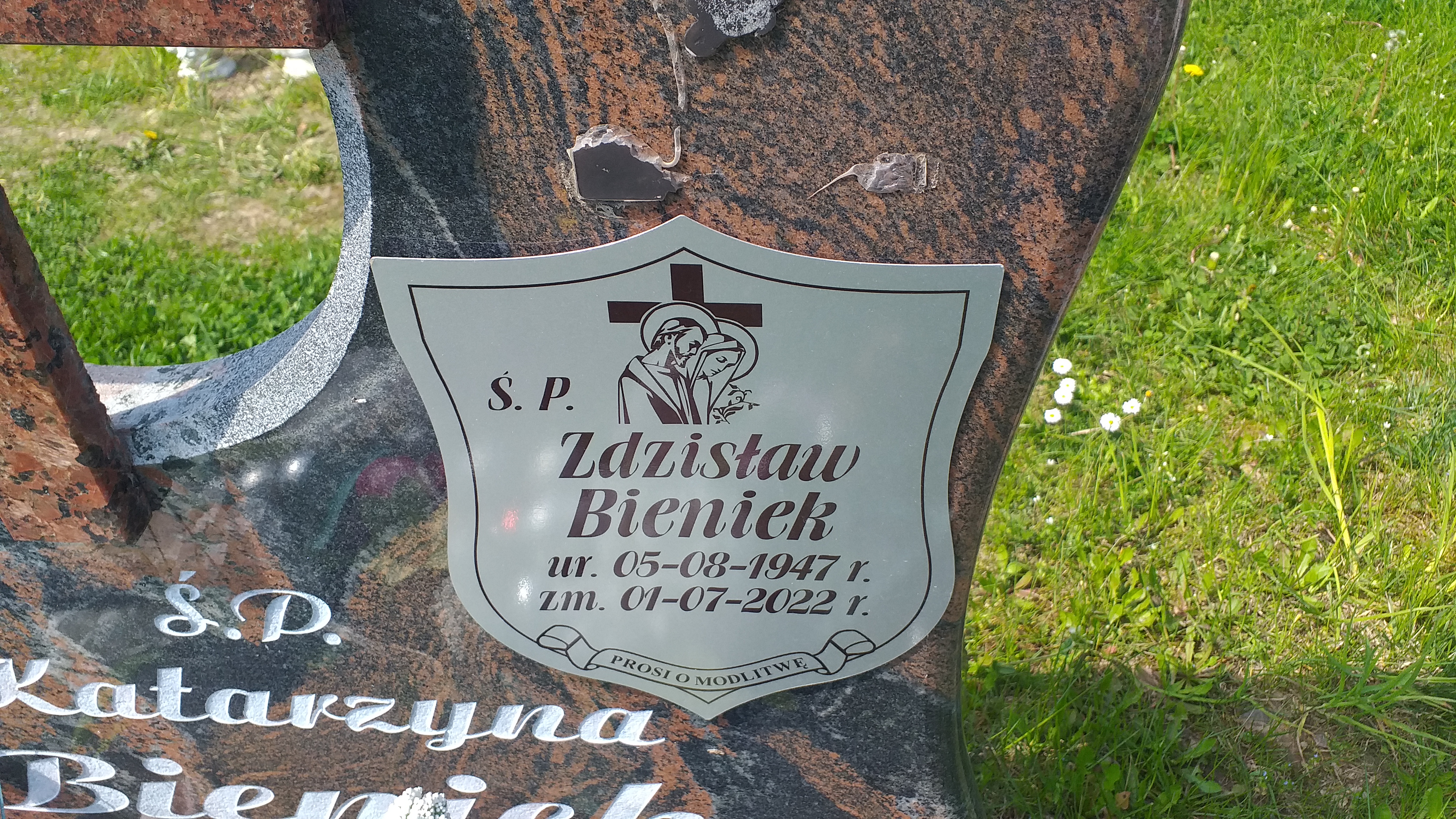 Katarzyna Bieniek 1982 Świdnica - Grobonet - Wyszukiwarka osób pochowanych