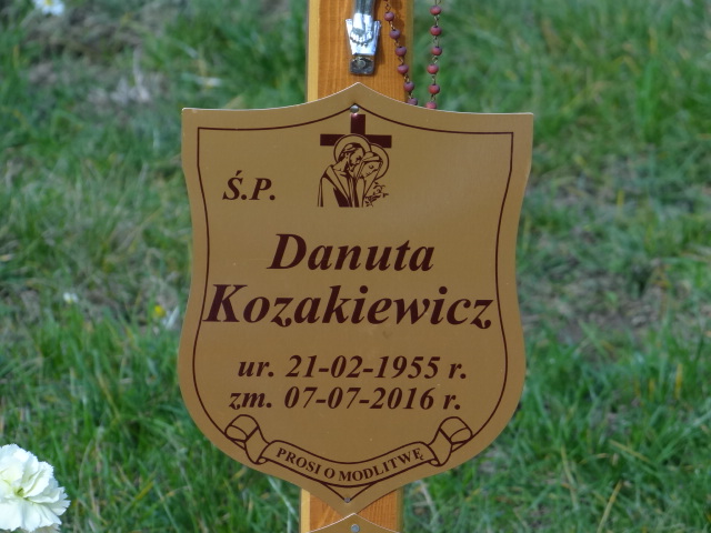 Danuta Kozakiewicz 1955 Świdnica - Grobonet - Wyszukiwarka osób pochowanych