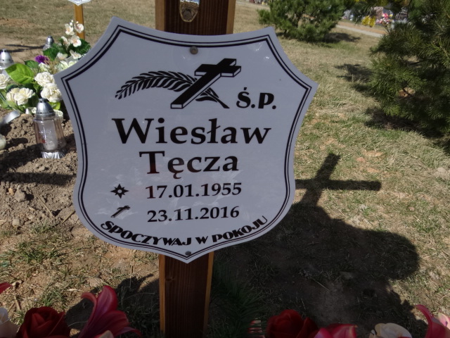 Wiesław Tęcza 1955 Świdnica - Grobonet - Wyszukiwarka osób pochowanych